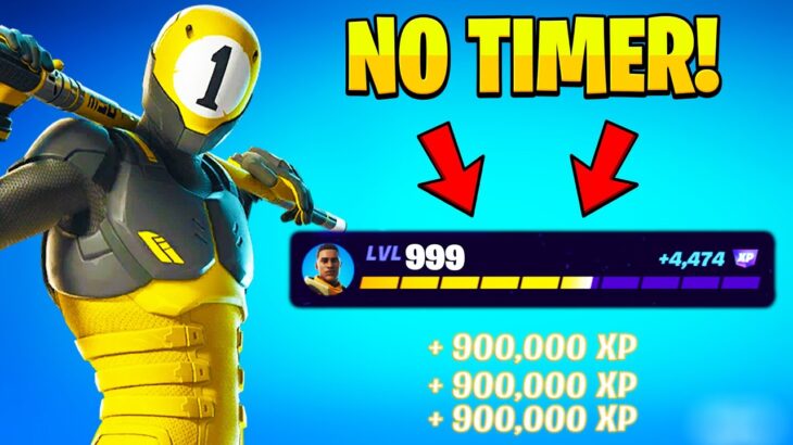 *GAME BREAKING* NO TIMER XP GLITCH Map to LEVEL UP FAST (Fortnite Chapter 6)