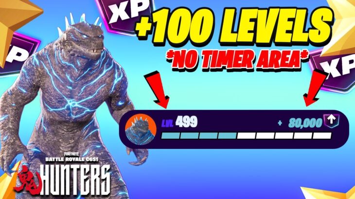 CRAZY *GODZILLA* FORTNITE XP GLITCH to FARM & LEVEL UP FAST in Chapter 6 SEASON 1!