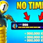 *GAME BREAKING* NO TIMER XP GLITCH Map to LEVEL UP FAST (Fortnite Chapter 6)