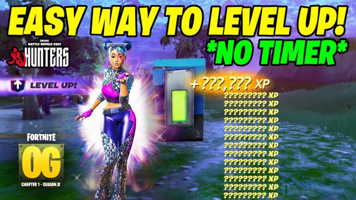 NO TIMER Fortnite XP Map to LEVEL UP in OG SEASON 2! Chapter 6 Season 1