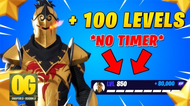 NO TIMER *SEASON 2 OG* FORTNITE XP GLITCH to FARM & LEVEL UP FAST in Chapter 6 SEASON 2!