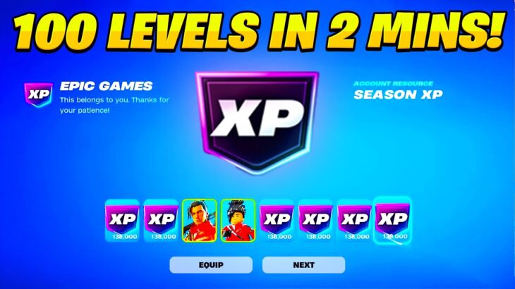 *GAME BREAKING* NO TIMER XP GLITCH Map to LEVEL UP FAST (Fortnite Chapter 6 Season 2)