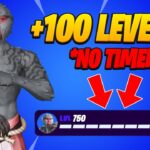 *No Timer* Fastest Way to Level Up FORTNITE XP GLITCH Map to LEVEL UP FAST