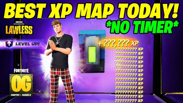 BEST NO TIMER Fortnite XP GLITCH Map to LEVEL UP in Chapter 6 Season 2!