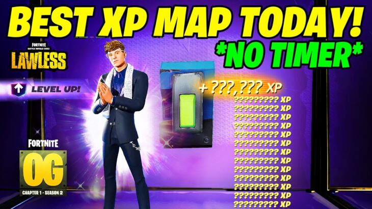 BEST NO TIMER Fortnite XP GLITCH Map to LEVEL UP in Chapter 6 Season 2!