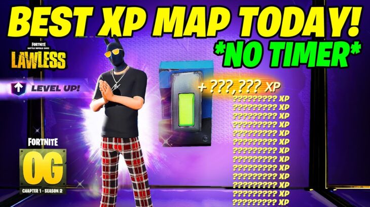 BEST NO TIMER Fortnite XP GLITCH Map to LEVEL UP in Chapter 6 Season 2!