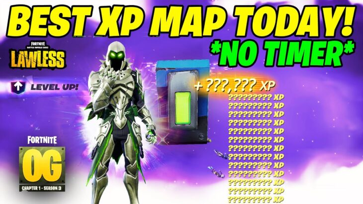 BEST NO TIMER Fortnite XP GLITCH Map to LEVEL UP in OG SEASON 3!