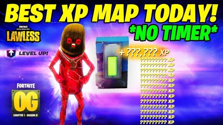 CRAZY NO TIMER Fortnite XP GLITCH Map to LEVEL UP in Chapter 6 Season 2!