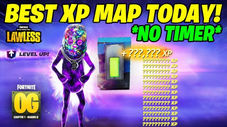 CRAZY NO TIMER Fortnite XP GLITCH Map to LEVEL UP in Chapter 6 Season 2!