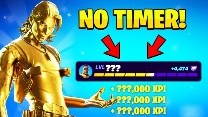 *GAME BREAKING* NO TIMER XP GLITCH Map to LEVEL UP FAST (Fortnite Chapter 6 Season 2)