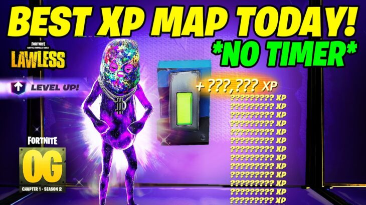 NEW NO TIMER Fortnite XP GLITCH Map to LEVEL UP in Chapter 6 Season 2!