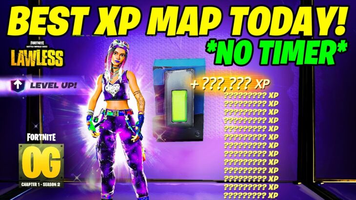 NEW NO TIMER Fortnite XP GLITCH Map to LEVEL UP in Chapter 6 Season 2!