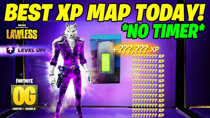 NEW NO TIMER Fortnite XP GLITCH Map to LEVEL UP in Chapter 6 Season 2!