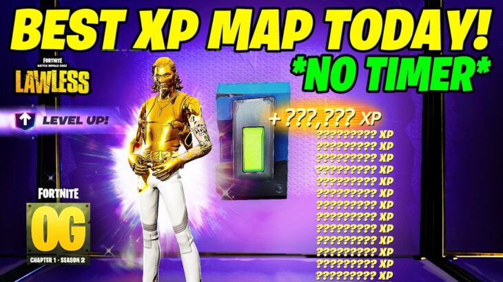 NEW NO TIMER Fortnite XP GLITCH Map to LEVEL UP in Chapter 6 Season 2!