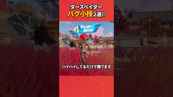 ダースベイダーを使ったバグ小技2選！#フォートナイト #フォトナ #fortnite #bug #glitches #バグ #裏技 #グリッチ #glitch