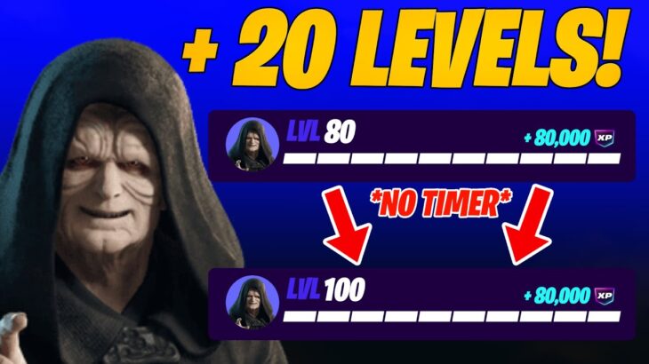 *NEW NO TIMER* Game Breaking XP MAP How To LEVEL UP FAST in Fortnite CHAPTER 6 SEASON 3 STAR WARS!