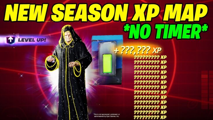 NEW SEASON NO TIMER Fortnite XP Map to LEVEL UP in Chapter 6 Season 3!