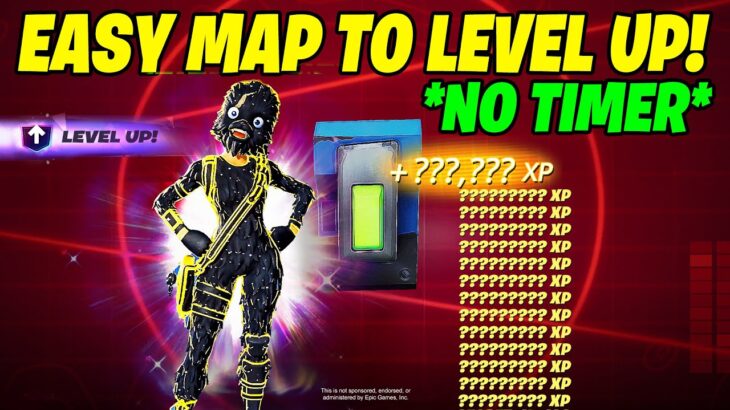 NEW SEASON NO TIMER Fortnite XP Map to LEVEL UP in Chapter 6 Season 3!