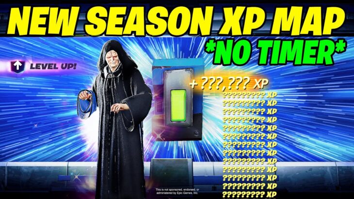 NEW SEASON NO TIMER Fortnite XP Map to LEVEL UP in Chapter 6 Season 3!