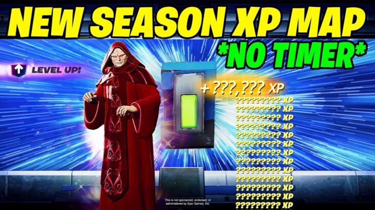 NEW SEASON NO TIMER Fortnite XP Map to LEVEL UP in Chapter 6 Season 3!