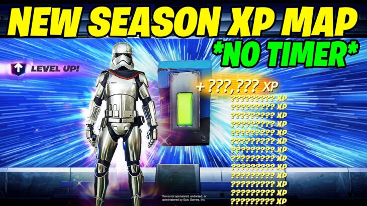 NEW SEASON NO TIMER Fortnite XP Map to LEVEL UP in Chapter 6 Season 3!