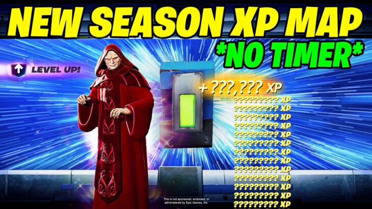 NEW SEASON NO TIMER Fortnite XP Map to LEVEL UP in Chapter 6 Season 3!