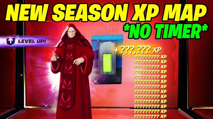 NEW SEASON NO TIMER Fortnite XP Map to LEVEL UP in Chapter 6 Season 3!