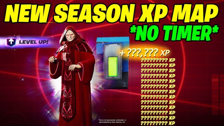 NEW SEASON NO TIMER Fortnite XP Map to LEVEL UP in Chapter 6 Season 3!