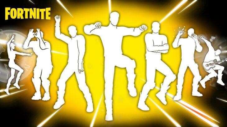 Top 100 Legendary Fortnite Dances With The Best Music