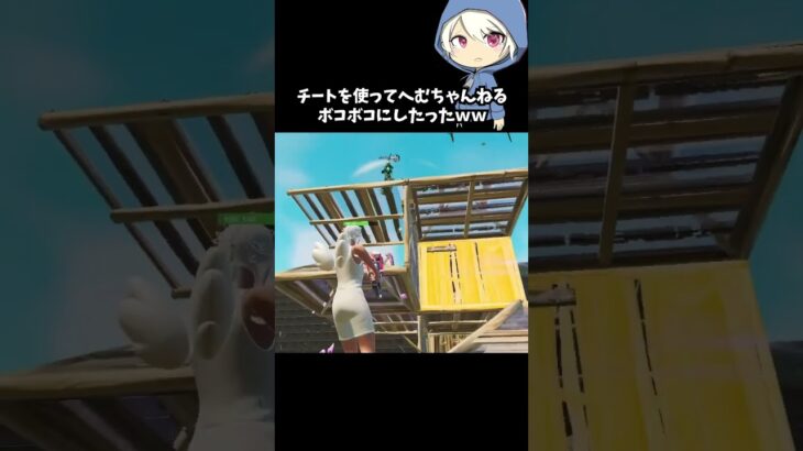 全ての銃でチートを使ってへむちゃんねるをボコボコにしたった#フォートナイト #fortnite