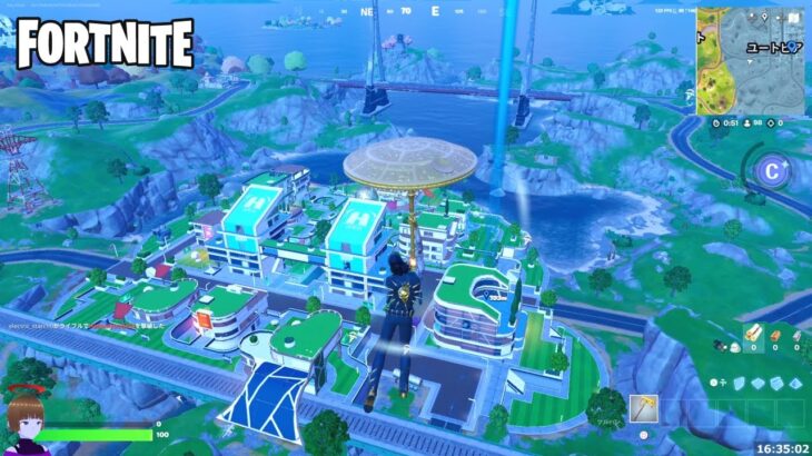 ユートピア シティ、スーパーノヴァ アカデミー、鬼の領地を訪れる ウィーク0クエスト【フォートナイト Fortnite】