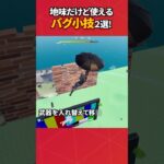 地味だけど使える小技2選！#フォートナイト #フォトナ #fortnite #bug #glitches #バグ #裏技 #グリッチ #glitch