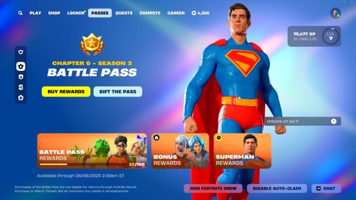 Fortnite Chapter 6 – Season 3 Battle Pass (FULL SHOWCASE)