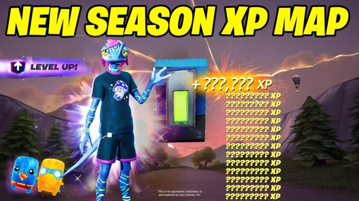 NEW SEASON Fortnite XP Map to LEVEL UP in Chapter 6 Season 3!