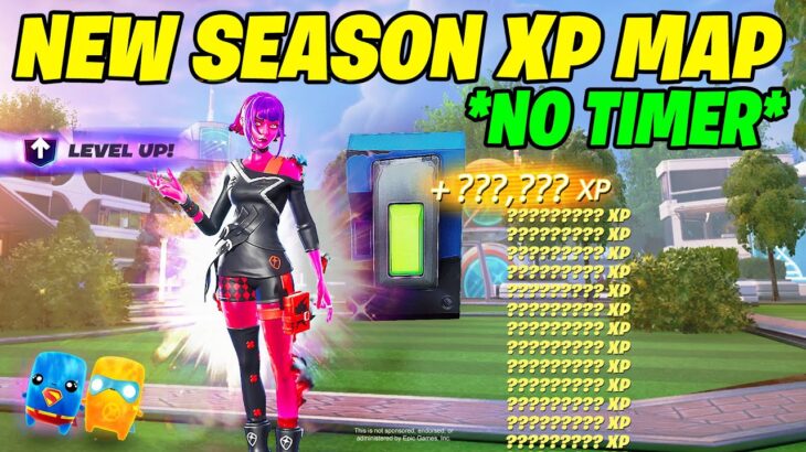 NEW SEASON NO TIMER Fortnite XP Map to LEVEL UP in Chapter 6 Season 3!