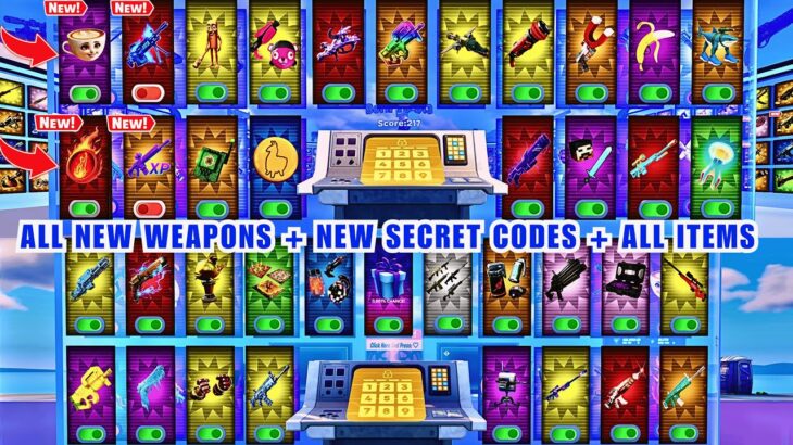 CRAZY 1V1 FFA ALL GUNS & RIDES MAP FORTNITE CREATIVE – ALL SECRETS LOCATIONS (SECRET CODE) PART 8