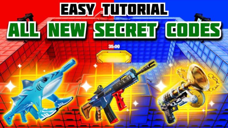 ALL SECRET CODE CRAZY RED VS BLUE 2898-7886-8847 – Fortnite