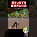 気をつけて！虫シーズンも裏世界バグが発生してるので検証！ #フォートナイト #FORTNITE  #shorts #フォトナ #vtuber