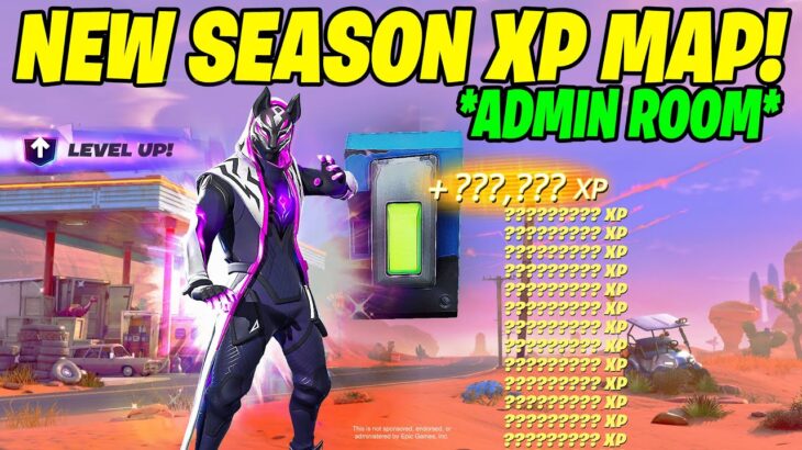 NEW SEASON Fortnite XP Map to LEVEL UP in Chapter 6 Season 4!