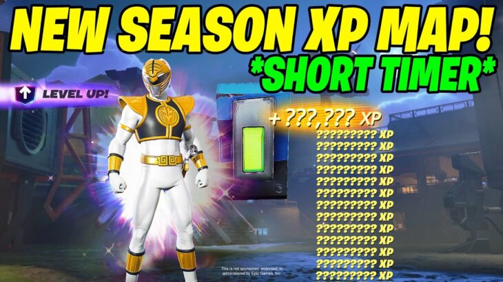 NEW SEASON NO TIMER Fortnite XP Map to LEVEL UP in Chapter 6 Season 4!