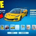 NO TIMER(UNLOCK CORVETTE ZR1  SKIN!) Fortnite XP MAP to LEVEL UP in Chapter 6 Season 3!
