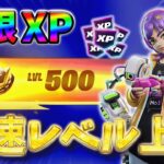 【最速レベル上げ無限XP】放置でLv100!?一瞬でレベルアップできる神マップ！#フォートナイトレベル上げ #フォートナイト無限XP #xp無限マップ