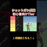 リロード最強武器ランキング ショットガン編#フォートナイト #fortnite #ゼロビルド