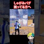 しゃがみできない方へ！最新アプデでPADのバグ多数あります！ #FORTNITE  #shorts #フォトナ #vtuber