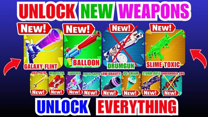 how to get every secret in 1v1 with every gun