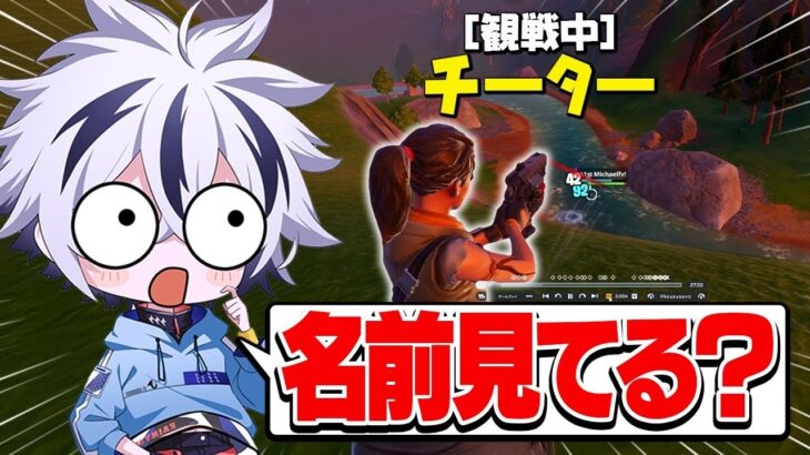 上位勢潰し？害悪チーターが36キルでソロ大会荒らしてたwww【フォートナイト/FORTNITE】