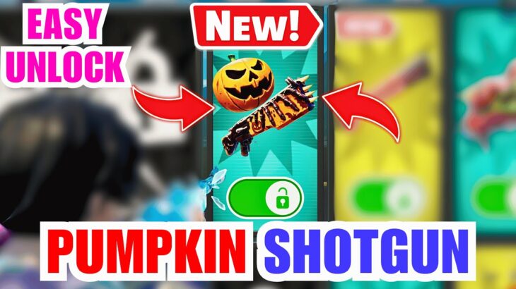 EASY UNLOCK PUMPKIN SHOTGUN 1V1 with every gun FORTNITE @hivecr8 hivecr8