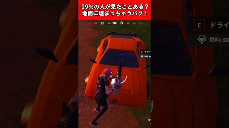 【Fortnite】99％の人が見たことある？地面に埋まちゃうバグ！ #shorts #フォートナイト #fortnite