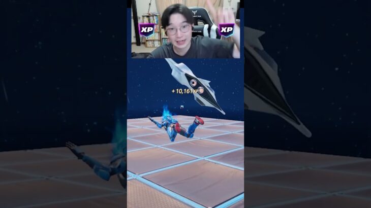【最速レベル上げ無限XP】放置でLv200!?一瞬でレベルアップできる神マップ！#フォートナイトレベル上げ #フォートナイト無限XP #xp無限マップ