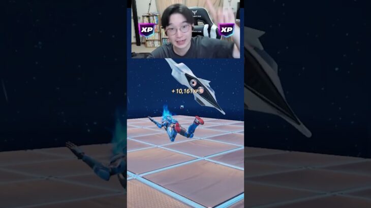 【最速レベル上げ無限XP】放置でLv200!?一瞬でレベルアップできる神マップ！#フォートナイトレベル上げ #フォートナイト無限XP #xp無限マップ